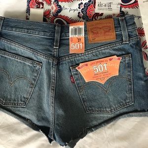 Levi’s High-Waisted Jean Shorts